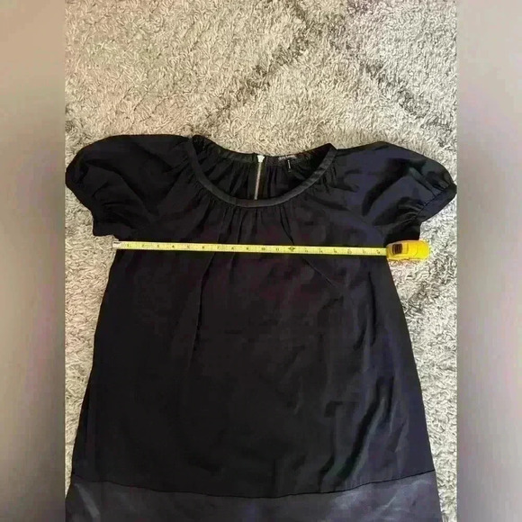 Retro Daisy Fuentes black top size M (K103) - Picture 3 of 7